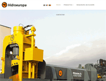 Tablet Screenshot of hidroeuropa.com